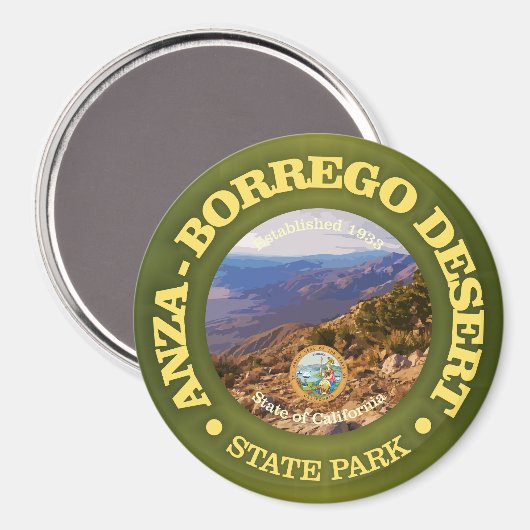 Anza-Borrego Desert SP Magneet (Voorkant / Achterkant)