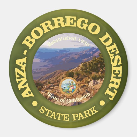 Anza-Borrego Desert SP Magneet (Voorkant)