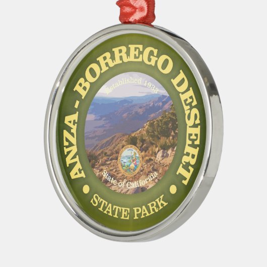Anza-Borrego Desert SP Metalen Ornament (Links)