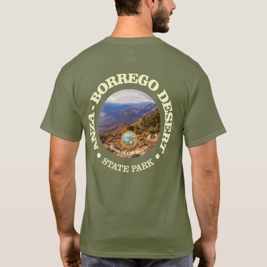 Anza-Borrego Desert SP T-shirt (Achterkant)