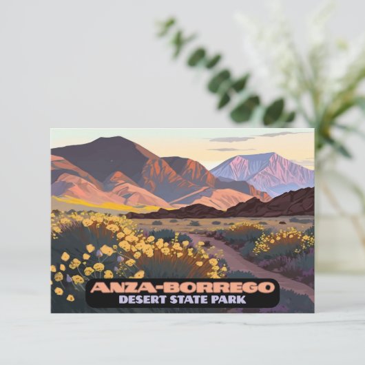 Anza Borrego Desert State Park, Californië (Staand voorkant)