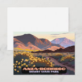 Anza Borrego Desert State Park, Californië (Voorkant / Achterkant)
