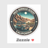 Anza-Borrego Desert State Park Californië cadeaus Sticker (Vel)