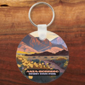 Anza Borrego Desert State Park, Californië Sleutelhanger (Achterkant)