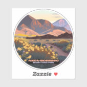 Anza Borrego Desert State Park, Californië Sticker (Vel)