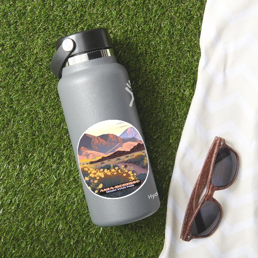 Anza Borrego Desert State Park, Californië Sticker (HydroFlask Insitu)