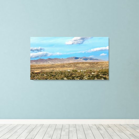 Anza Borrego Desert State Park Canvas Afdruk (Insitu (Houten vloer))