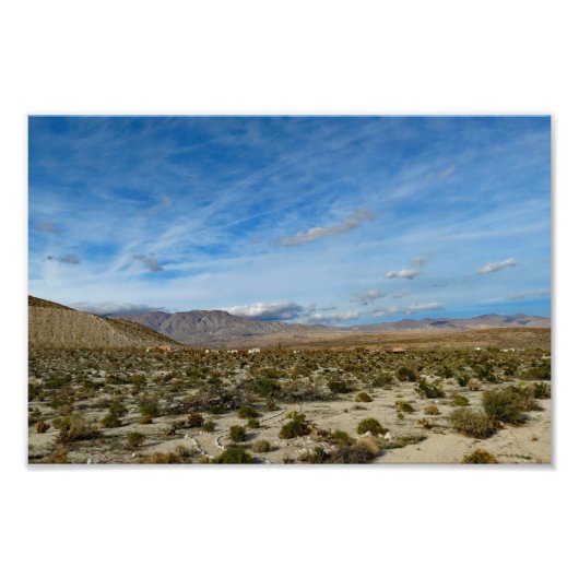 Anza Borrego Desert State Park Foto Afdruk (Voorkant)