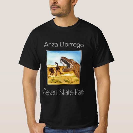 Anza-Borrego-dinosaurussculpturen T-shirt (Voorkant)