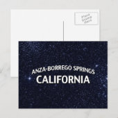 Anza-Borrego Springs California Briefkaart (Voorkant / Achterkant)