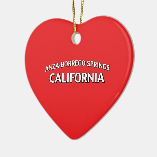 Anza-Borrego Springs California Keramisch Ornament (Links)