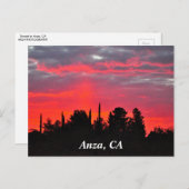 Anza, CA-Briefkaart Briefkaart (Voorkant / Achterkant)