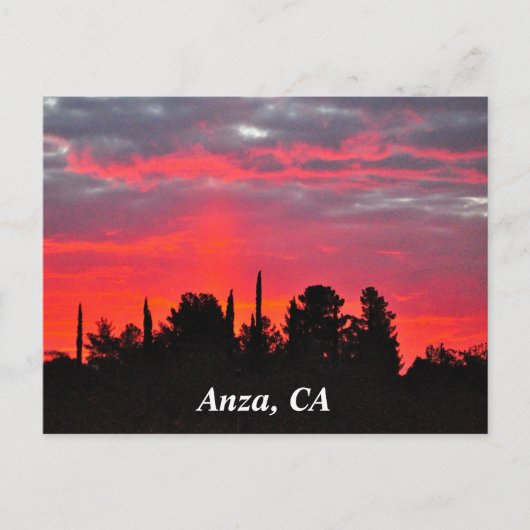 Anza, CA-Briefkaart Briefkaart (Voorkant)