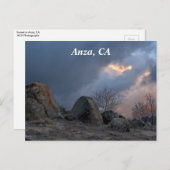 Anza, CA-Briefkaart Briefkaart (Voorkant / Achterkant)