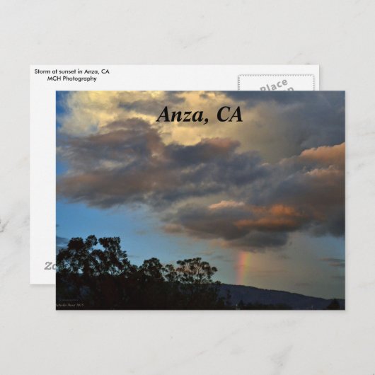 Anza, CA-Briefkaart Briefkaart (Voorkant / Achterkant)