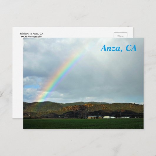 Anza, CA-Briefkaart Briefkaart (Voorkant / Achterkant)