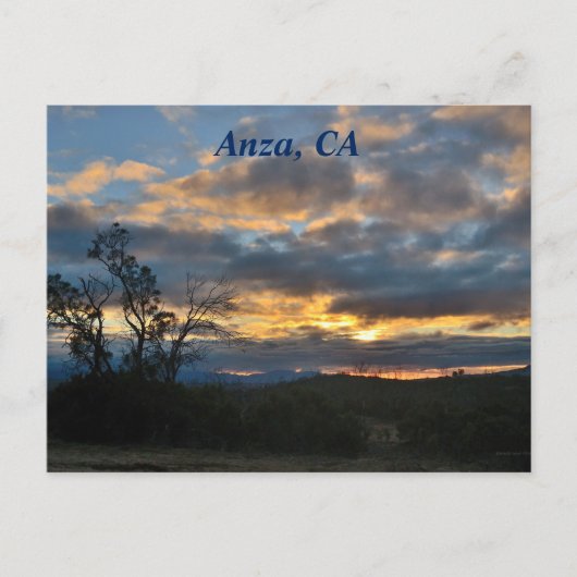 Anza, CA-Briefkaart Briefkaart (Voorkant)