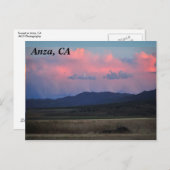 Anza, CA-Briefkaart Briefkaart (Voorkant / Achterkant)