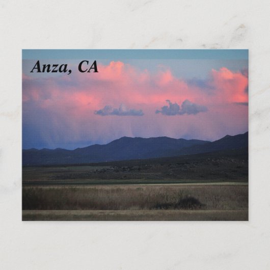 Anza, CA-Briefkaart Briefkaart (Voorkant)