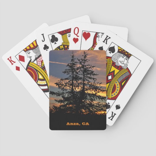 Anza, CA-spelkaarten Pokerkaarten (Achterkant)