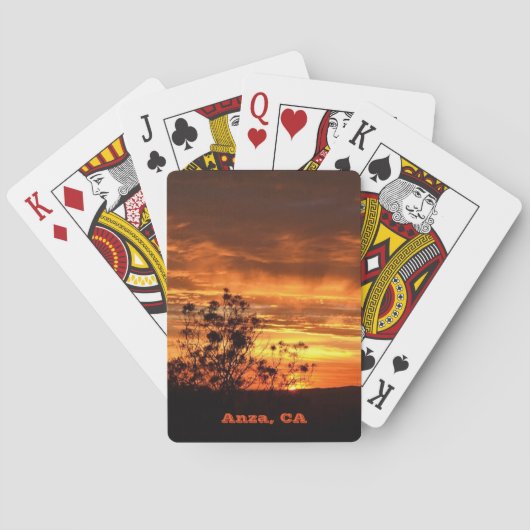 Anza, CA-spelkaarten Pokerkaarten (Achterkant)