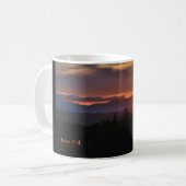Anza, CA Sunset Coffee Mok (Voorkant links)