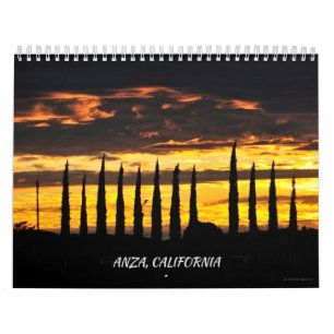 Anza, Californië, Twaalf Maand Calendar Kalender