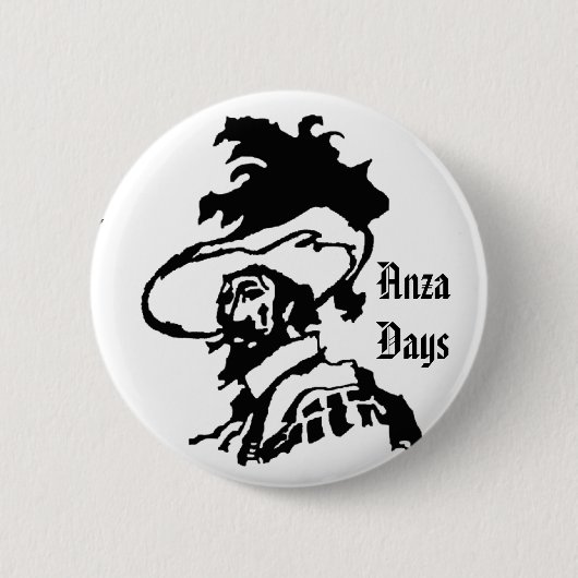 Anza Days Pin Ronde Button 5,7 Cm (Voorkant)