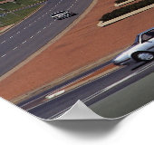 Anzac Parade and Parliament House, Canberra, Ooste Poster (Hoek)