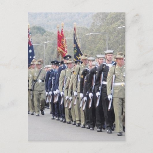 ANZAC Parade Briefkaart (Voorkant)