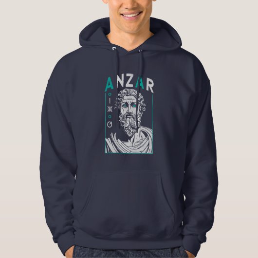 Anzar God of Rain North African Mythology Hoodie (Voorkant)
