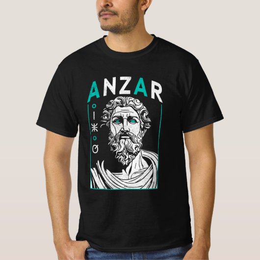 Anzar God of Rain North African Mythology T-shirt (Voorkant)