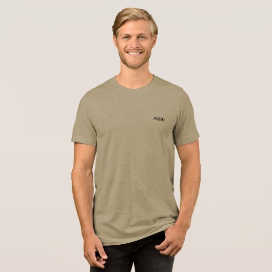 ANZAR Regen God Tri-Blend Shirt (Voorkant volledig)