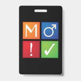 ao3-badge pictogram ID pvc-kaart Badge