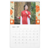 Ao Dai Traditional Vietnam Kalender (Mar 2027)