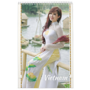 Ao Dai Traditional Vietnam Kalender