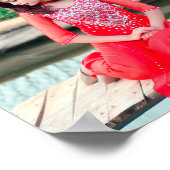 Ao Dai Traditional Vietnam Poster (Hoek)