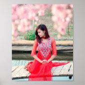 Ao Dai Traditional Vietnam Poster (Voorkant)