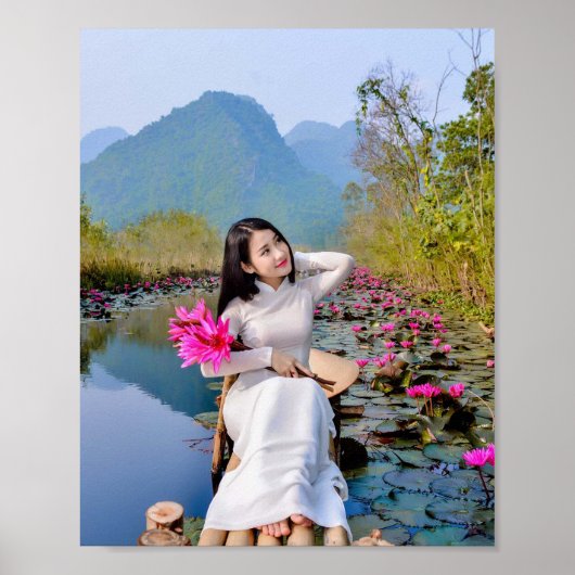 Ao Dai Traditional Vietnam Poster (Voorkant)