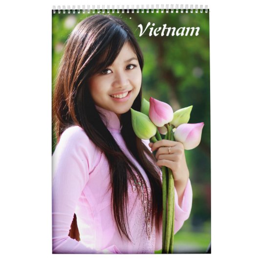 Ao Dai Vietnam Kalender (Hoes)