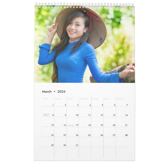 Ao Dai Vietnam Kalender (Mar 2026)