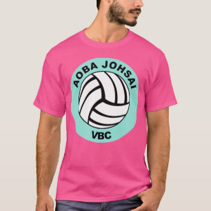 Aoba Johsai Volleybal Praktijk Anime Manga Cospla T-shirt