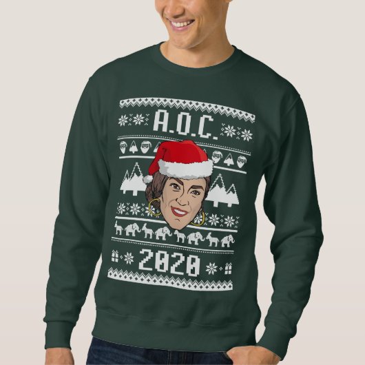 AOC 2020 Lelijke Kerst Trui (Voorkant)