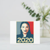 AOC 2020 Propaganda Briefkaart (Staand voorkant)