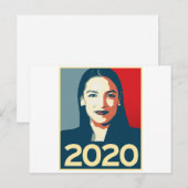 AOC 2020 Propaganda Briefkaart (Voorkant / Achterkant)