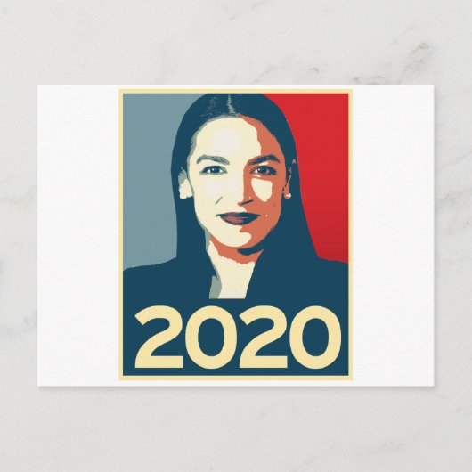 AOC 2020 Propaganda Briefkaart (Voorkant)