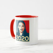 AOC 2020 Propaganda Mok (Voorkant links)