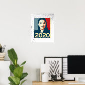 AOC 2020 Propaganda Poster (Thuiskantoor)