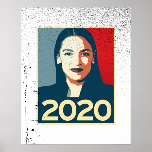 AOC 2020 Propaganda Poster (Voorkant)
