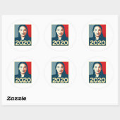 AOC 2020 Propaganda Ronde Sticker (Vel)